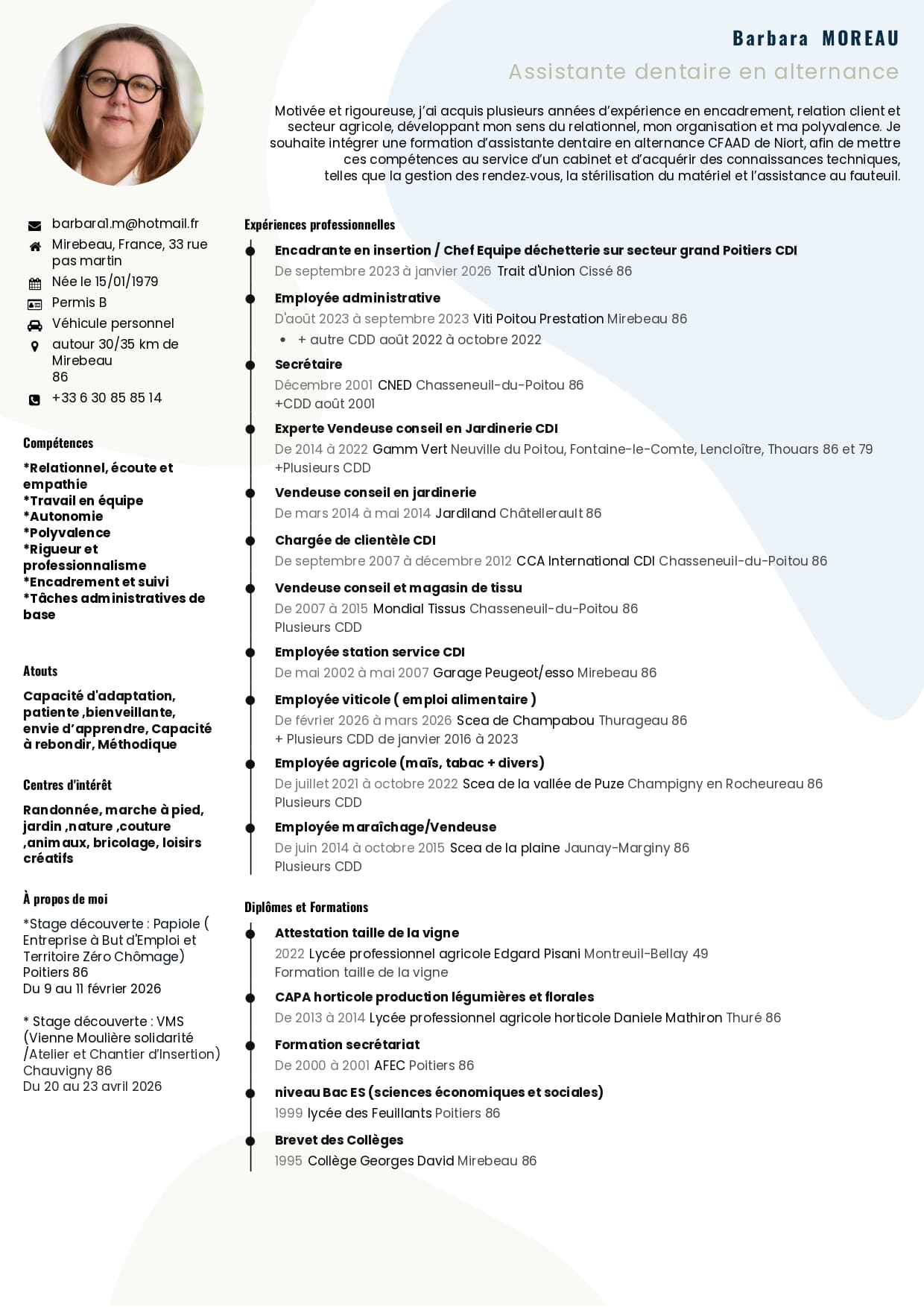 Recherche cabinet alternance Assistante dentaire